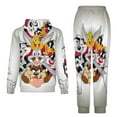 thumbnail image 2 of Looney Tunes Characters Unisex Hoodies And Sweatpants Set Sweatshirts Jogger Pants Hooded Hoody Tracksuits Set Suit Winter Daily Adult Sweatsuit 2 Pcs, 2 of 9