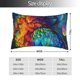 thumbnail image 2 of Fotbe Colorful Parrot Jungle Dream Funda de Almohada Decorativa Estilo Occidental, Lujo en Algodón, Fundas para Almohadas King, Cojín Estampado para Decoración del Hogar-14"x20", 2 of 6