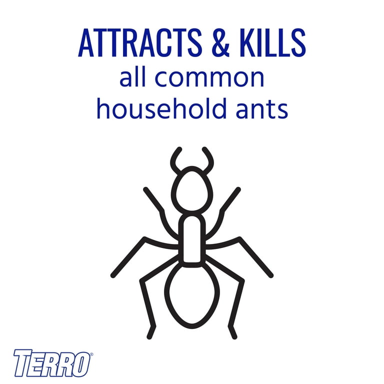 3x Packs TERRO Prefilled Liquid Ant Bait Killer 6 Baits Per Pack (18 Bait  Total)