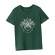 thumbnail image 5 of Camiseta para mujer con cuello redondo, camiseta de manga corta a la moda para viajar, playa, mujer L, 5 of 7