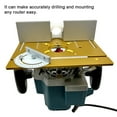 thumbnail image 6 of Insert Plate,Alloy Wood Flip Router Table Plate Auxiliary Tool Benches Plate Alloy Wood Flip Auxiliary Tool Table Plate Alloy Wood Flip Auxiliary Anrio Plate Siuke Router Laoshe Qahm, 6 of 6