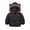 Black, variant on LOVEBAY Baby Boys Girls Winter Coats Hooded Coat Zip Up Jacket Winter Warm Jacket Outerwear