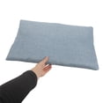 thumbnail image 4 of GOOHOCHY Funda Decorativa De Lino Azul Para Almohadones De Sofá Con Fácil Mantenimiento, 4 of 6