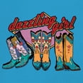 thumbnail image 3 of Dazzling Girl T-Shirt Blessed and Lucky Cowgirl Cute South Vintage Retro American Heritage Tradition Women's Tee, 3 of 7
