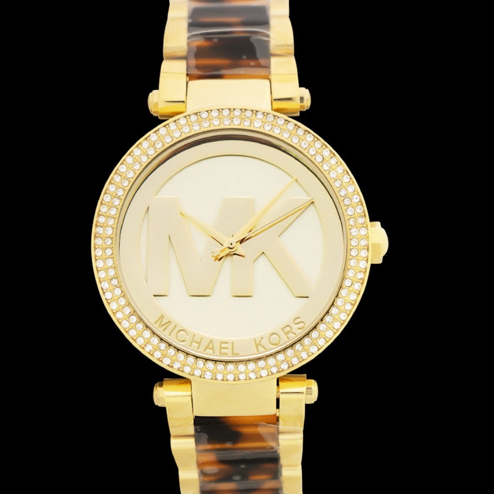 Women's Parker MK6109 Animal Tan Stainless-Steel Quartz Watch