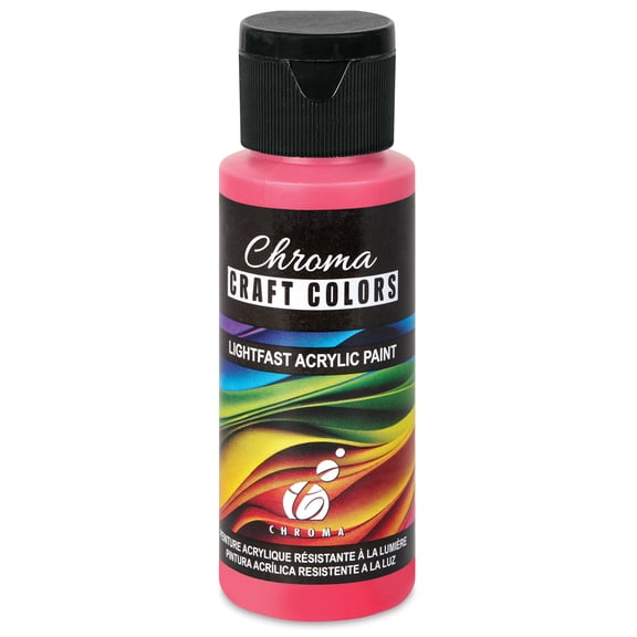 Chroma Craft Colors Acrylic Paint - Ruby Red, 2 oz