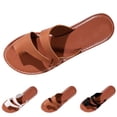 thumbnail image 3 of Ketyyh-chn99 Sandals Women Slip on Shoes Slippers Womens Wedge Sandals Dressy Sandal Comfortable Walking Casual Slip on Summer Shoes White,9, 3 of 5