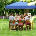 thumbnail image 4 of Canopy Tent, 10X10 FT Pop Up Canopy Outdoor Instant Tent Slant Legs with Carrying Bag, Portable Gazebo Shelter for Patio Deck Garden and Beach - 8X8 FT Canopy Cover, 4 of 7