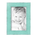 thumbnail image 2 of ArtToFrames 6x9 inch Eggshell Blue Picture Frame, Blue Wood Poster Frame (4599), 2 of 8