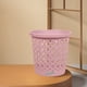 thumbnail image 4 of Isvgxsz Clearance Plastic Trash Can Slim Waste Basket, Large Garbage Can Cute Trash Bin with Handles, Hollow-Out Rubbish Bin for Bathroom, Kitchen, Office, Dorm, 4 of 6