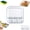 9in, variant on Glass Sectional Plates, Glass Divided Plates with Compartments, Portable Glasses Partition Serving Platters Trays, Microwave and Dishwasher Safe for Meal Prep, Salad, Parties