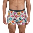 thumbnail image 4 of Wukai Skulls and Roses Print Men’s Underwear Breathable Boxer Briefs,&nbsp;Moisture Wicking & Breathable-Medium, 4 of 7