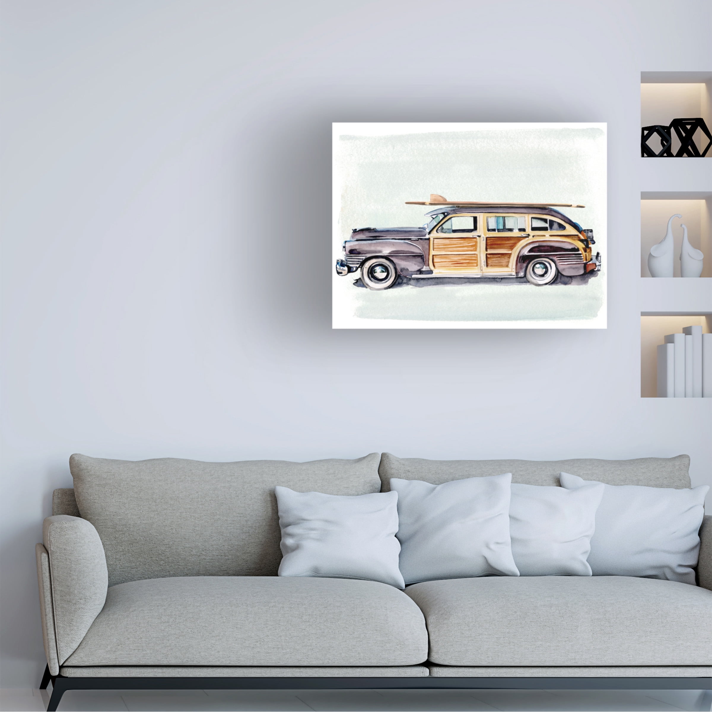 Jennifer Paxton Parker 'Surf Wagon II' Canvas Art