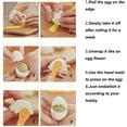 thumbnail image 4 of 2Pcs/Set Deviled Egg Cutter in Half, Lace Egg Slicer Eggs Cutter for Hard Boiled Eggs, Fancy Cut Cooked Flower Shaped Tool Kitchen Gadgets Accessories Cooking Tools (5 Sets), 4 of 9