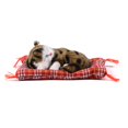 thumbnail image 3 of Sonew 4 tipos de muñecos de peluche con sonido de gato de simulación para niños durmiendo, decoración del hogar, gato de simulación, muñeco de gato de simulación,Black   Brown, 3 of 8