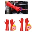 thumbnail image 6 of PVC Insulated Gloves Waterproof Extended Cuff Antislip Grip Suitable for Cold Environment Dishwashing Car Cleaning Labor, 6 of 8
