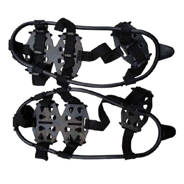 Crampones De Escalada Crampones agrupados con 24 dientes, Botas antideslizantes, pinzas para hielo, accesorios para caminar y senderismo