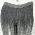 thumbnail image 2 of Peluquín de pelo para hombres, peluca de pelo con flequillo, pieza de pelo adhesivo recortable, Natural, 2 of 5