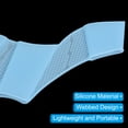 thumbnail image 4 of Uxcell Silicone Swimming Gloves Webbed Swim Gloves Water Resistance Gear Paddle Fins Blue 3Pair, S, 4 of 6