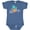 Indigo, variant on Inktastic Aloha in Cursive with Pineapple Rainbow Colors Boys or Girls Baby Bodysuit