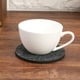 thumbnail image 3 of 10 posavasos de fieltro para tazas, posavasos resistentes al calor para café y té (B gris oscuro) Likrtyny Para estrenar, 3 of 9