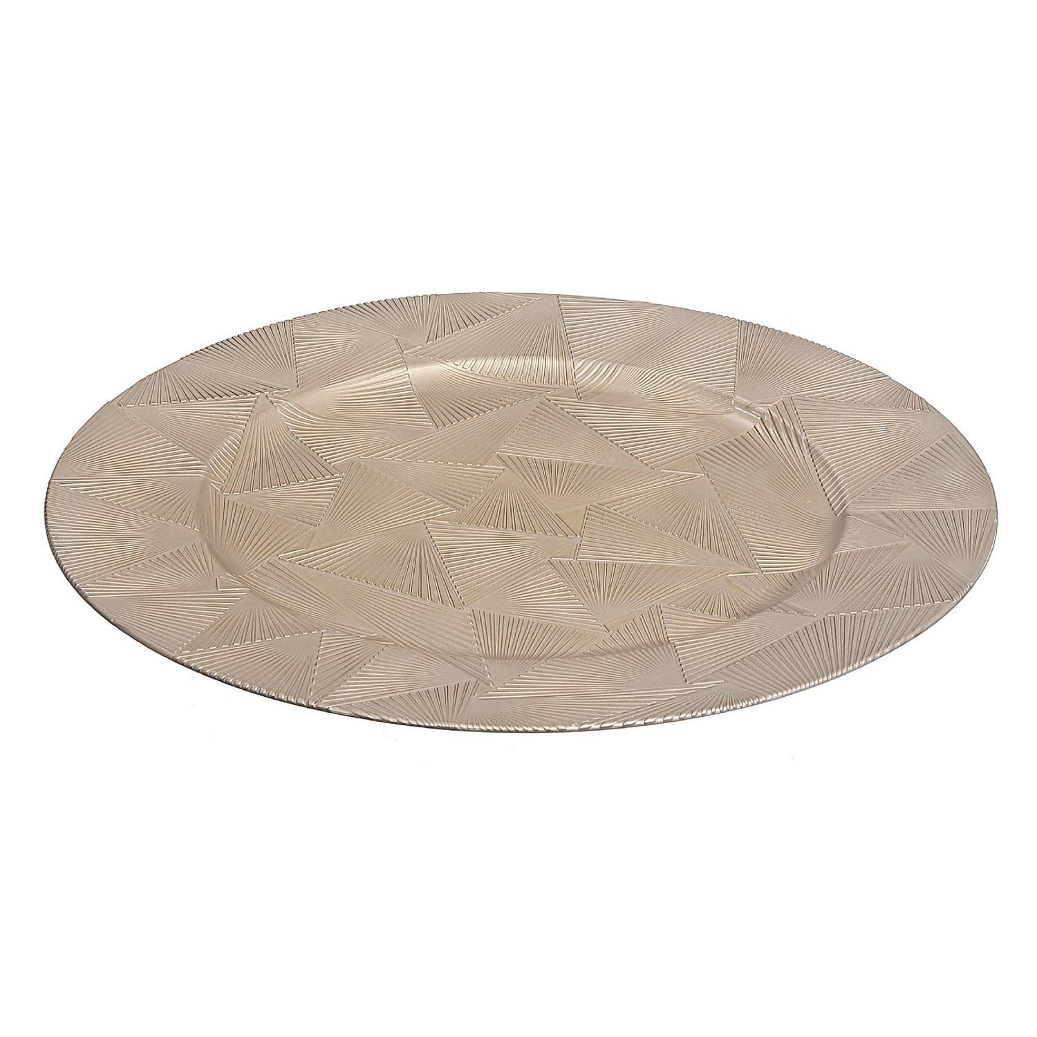 Charger Plate (Trinity) (Champagne) (13") - Set of 6