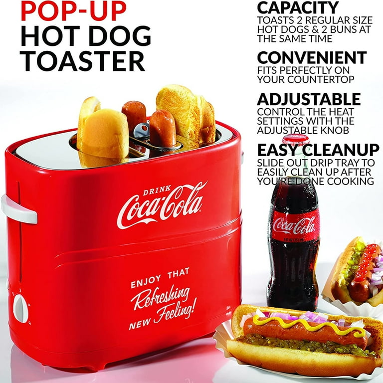 Coca-Cola® Hot Dog Roller and Bun Warmer — Nostalgia Products