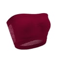 thumbnail image 6 of 3 Pack Plus Size Breathable Mesh Tube Bra Invisible Strapless Crop Tops Bandeau Seamless No Padded Bralette Bra For Women, 6 of 6