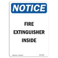 thumbnail image 1 of SignMission OS-NS-A-1218-V-12598 12 x 18 in. OSHA Notice Sign - Fire Extinguisher Inside, 1 of 1