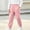 Pink, variant on QSAWXQZ Kids Cotton Joggers Elastic Waist Solid Sweatpants Casual Athletic Pants 10 Years