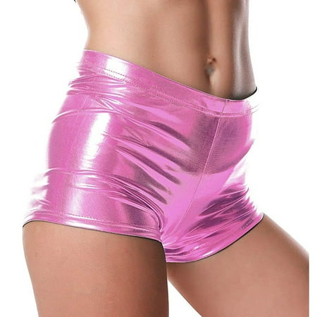 

Corashan Women Solid Bare Imitation Leather Lingerie Pants Sexy Slim Buttocks Short Pants Women s Pants