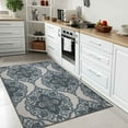 thumbnail image 6 of Ottomanson Non-Slip Area Rug for Living Room 3'3" x 5' Durable Low Profile Carpet, Off-White Oriental, 6 of 8