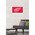 thumbnail image 2 of NHL Detroit Red Wings - Logo 21 Wall Poster, 14.725" x 22.375", Framed, 2 of 3