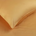 thumbnail image 3 of Superior Egyptian Cotton 300 Thread Count Deep Pocket Sheet Set, Split King, Gold, 3 of 10