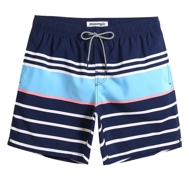 Bañador maamgic Quick Dry Shorts de baño para hombre, color azul marino