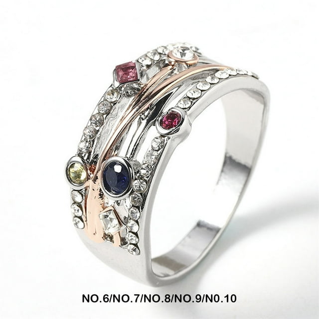 mmirethe Classy And Colorfast Jewelry For Nobility And Y2K Enthusiasts All Ocassion Suitable Exquisite Craft Multiple Size Glod 8
