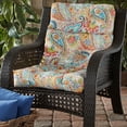 thumbnail image 3 of Greendale Home Fashions Outdoor 44'' x 22'' High Back Chair Cushion, Jamboree, 3 of 9