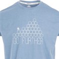 thumbnail image 2 of Trespass - Camiseta Buzzinley para Hombre (Azul Denim Jaspeada), 2 of 2