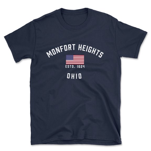 Monfort Heights Ohio Patriot Men's Cotton T-Shirt
