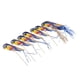thumbnail image 5 of 50pcs Las Bebidas Escogen Las Selecciones Del Cóctel Del Palillo de Del Topper de , Hechas de Y Yotijar palos de papel de aluminio para fiestas de loros, 5 of 10