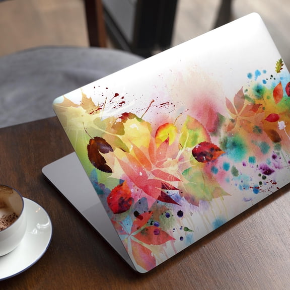 DesignSkinz Neon Colored Watercolor Branch Full-Body Skin Decal Wrap Cover for MacBook 12" Retina (A1534)