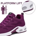 thumbnail image 5 of BERANMEY Women's Comfort Sneakers Lightweight Breathable Mesh Walking Shoes with Air Cushion for Casual Wear, 5 of 8