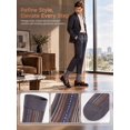 thumbnail image 4 of Deago 5 Pairs Men's Ultra Thin Dress Socks Summer Silk Sheer Casual Business Socks Nylon Sock Mid-Calf, 4 of 9