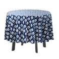 thumbnail image 1 of Vargottam Indoor/OutdoorRoundTablecloth 58 InchRoundTablecloth Waterproof PatioTableCloths,Spring/SummerTableCovers For Backyard CircularTable/Bbqs/Picnic -Royal Blue, 1 of 8