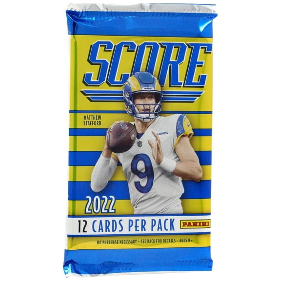 NFL Panini 2022 Score Football Trading Card RETAIL Pack (12 Cards)