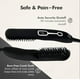 thumbnail image 4 of Aberlite EDC - Cepillo alisador de barba profesional con calefacción para hombres (para barbas de más de 1,27 cm) (negro), 4 of 5