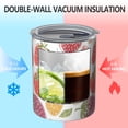 thumbnail image 2 of 12oz Coffee Tumblers White Strawberry Plants Fruit Stainless Steel Vacuum Insulated Travel Tumbler Coffee Cups Mug with Lid and Straw with Cleaning Brush for Cold & Hot Drinks, 2 of 5