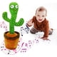 thumbnail image 2 of Dancing Cactus Toy Talking Singing Plush Toy Mimicking Repeats What You Say, Have Recording & 120 Funny Musical Songs Wiggly Dance with Lighting Funny Kids Gift, 2 of 5