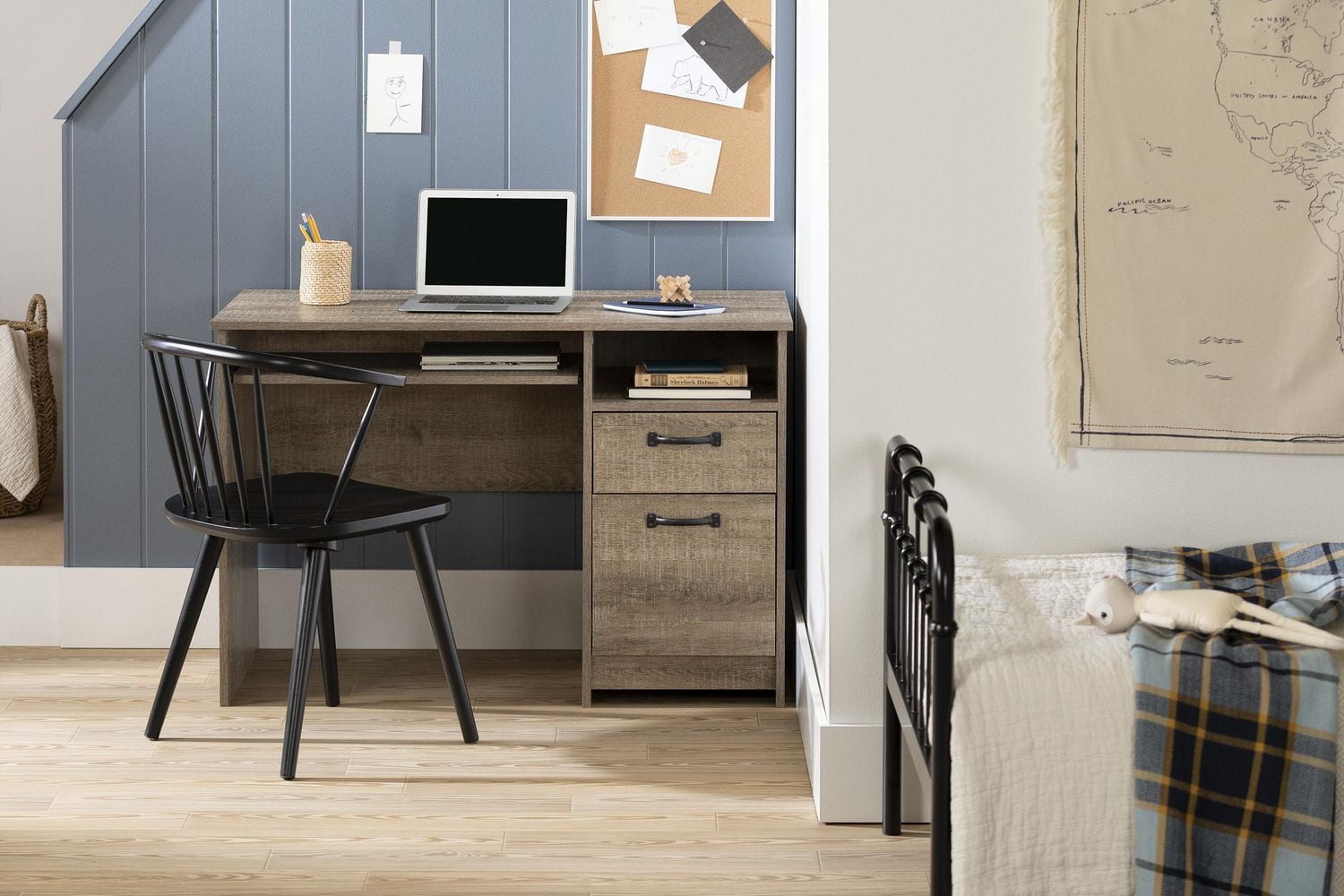 South Shore Tassio Desk Nordik Oak