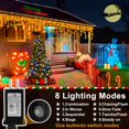 thumbnail image 2 of Guirnalda de luces Heceltt para exteriores, 40 m, 1280 LED, color blanco cálido, 2 of 6